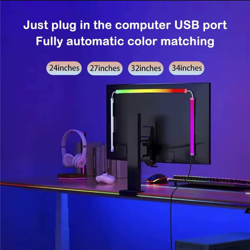 LED USB RGBIC para PC con Sincronización de Pantalla