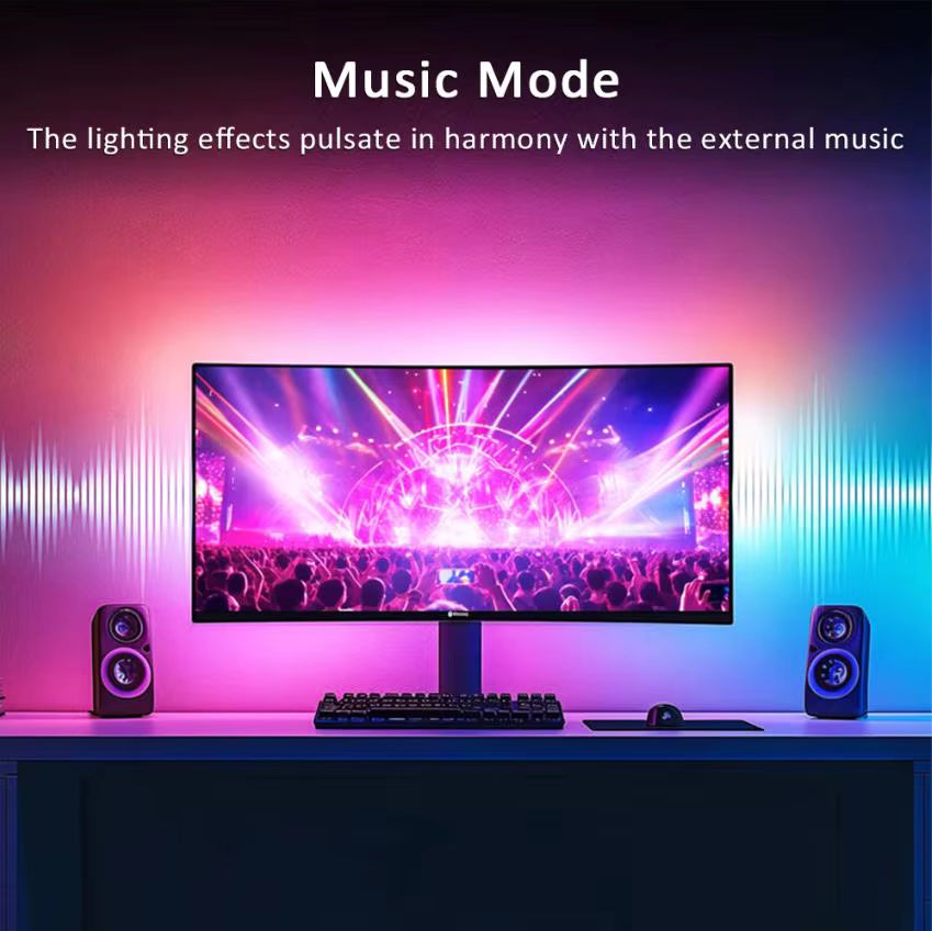 LED USB RGBIC para PC con Sincronización de Pantalla